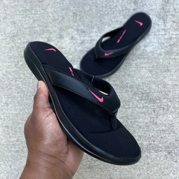 WMNS NIKE ULTRAS COMFORTS
3 THONGS THNG III BLACK PINK
BLACKS PINKS FOOTBEDS - Picture 4 of 6